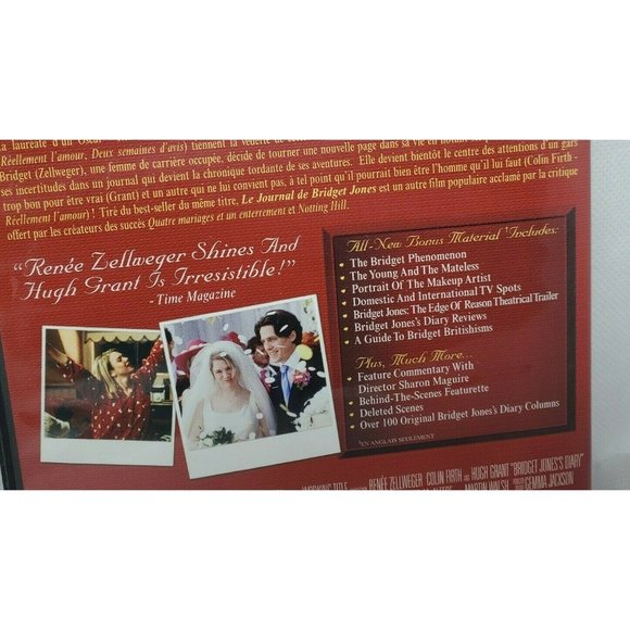 Bridget Jones Diary DVD 2001 Widescreen Renee Zellweger Hugh Grant No Scratches - Picture 8 of 10